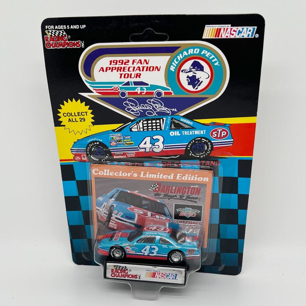 Richard Petty 43 Diecast Car 1992 Fan Appreciation Tour Darlington